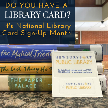 Library Card Sign up Month